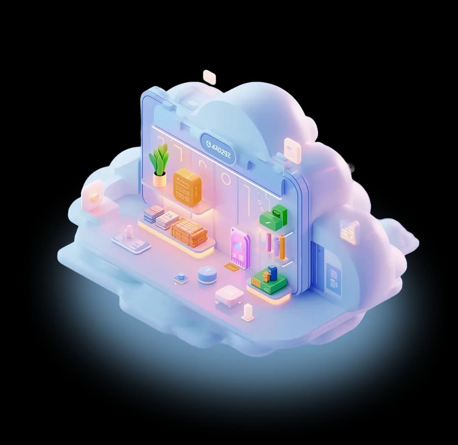 ShopSynco storefront illustration